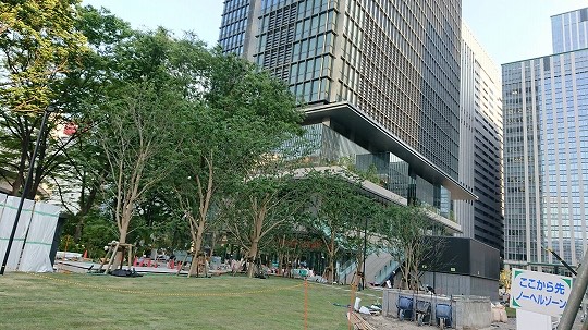 大手町二丁目常盤橋地区第一種市街地再開発事業A棟新築工事 施工写真1