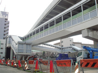 新交通日暮里・舎人線熊野駅前　新築電気設備工事 施工写真3