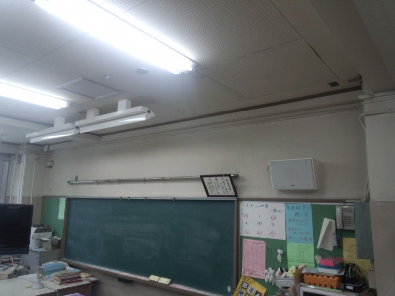 足立区立鹿浜第一小学校 施工写真4